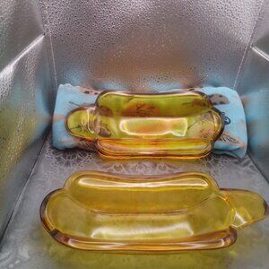 Vintage Indiana Glass Dessert Dishes Set of 2